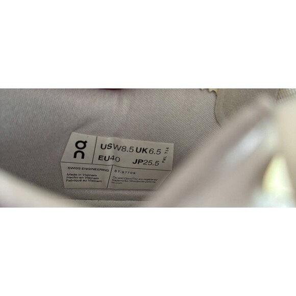 On Running Cloudrift Size 10 Women's Running Shoes White Frost Women’s Size 8.5 - Picture 7 of 8